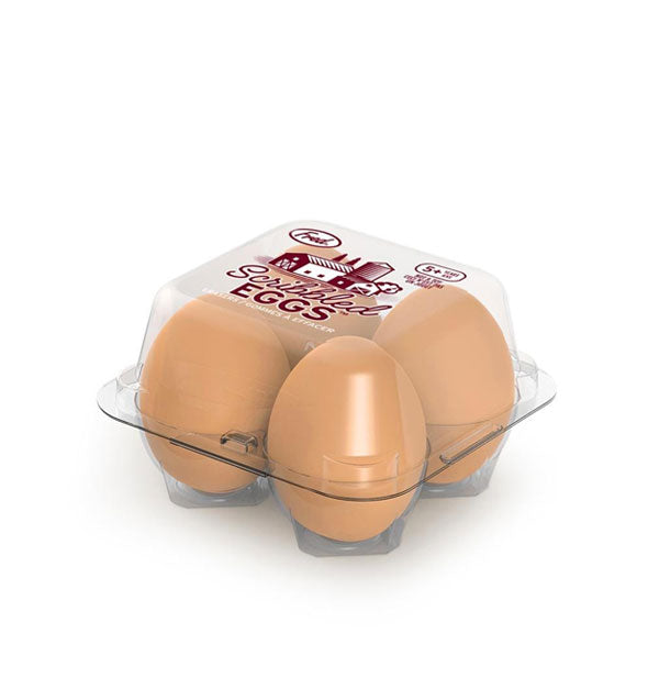 Carton of four Scribbled Eggs erasers