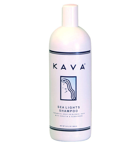 Shampoo for gray white or blonde hair Keratin and Sunscreen 1 liter