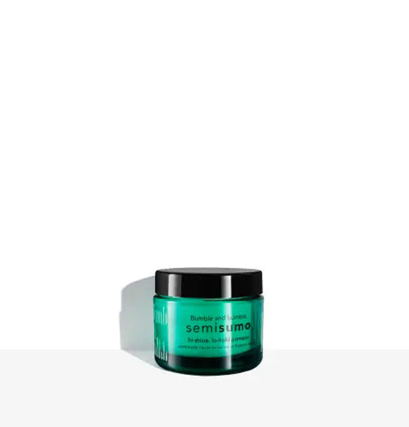 Green and black 1.5 ounce pot of Bumble and bumble Semisumo styling pomade
