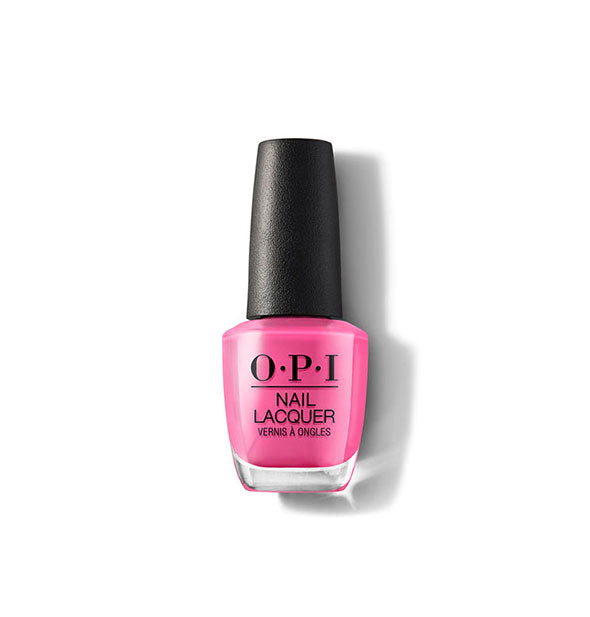 Bottle of medium pink OPI Nail Lacquer