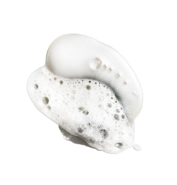 Sample of partially lathered Oribe Silverati Shampoo