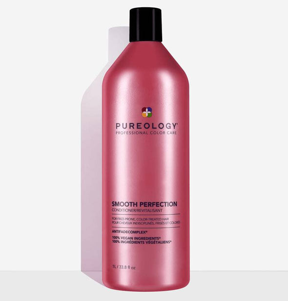 33.8 ounce bottle of Pureology Smooth Perfection Conditioner