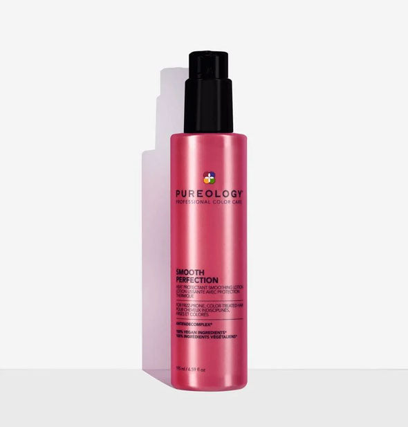 6.6 ounce bottle of Pureology Smooth Perfection Heat Protectant Smoothing Lotion