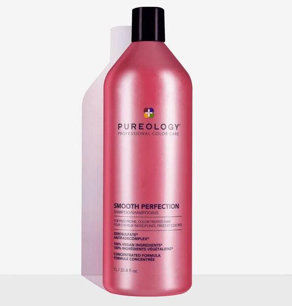 33.8 ounce bottle of Pureology Smooth Perfection Shampoo