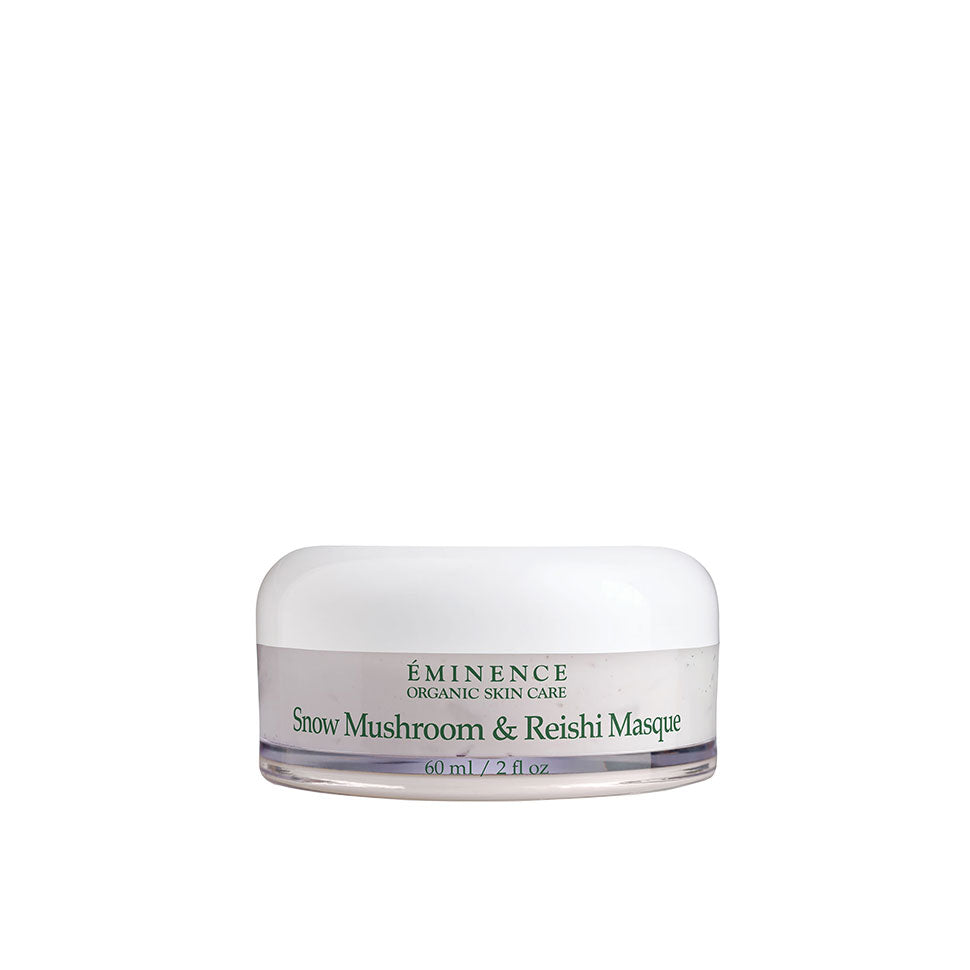 2 ounce pot of Eminence Organic Skin Care Snow Mushroom & Reishi Masque