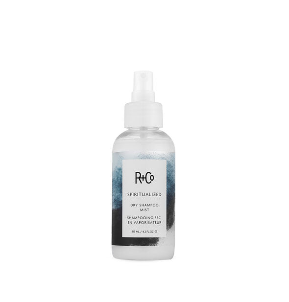 4.2 ounce bottle of R+Co Spiritualized Dry Shampoo Mist