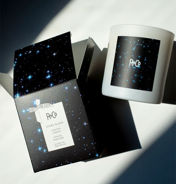 R+Co Stars Align candle with box