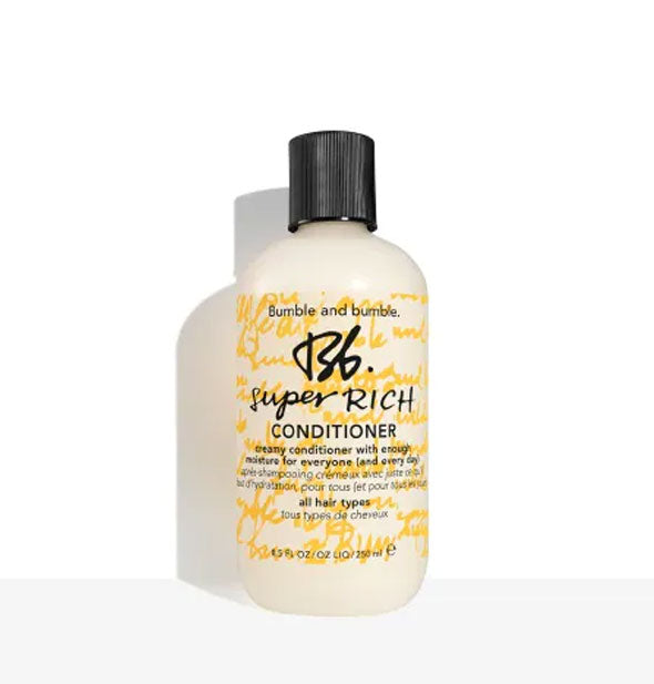 8.5 ounce bottle of Bumble and bumble Super Rich Conditioner