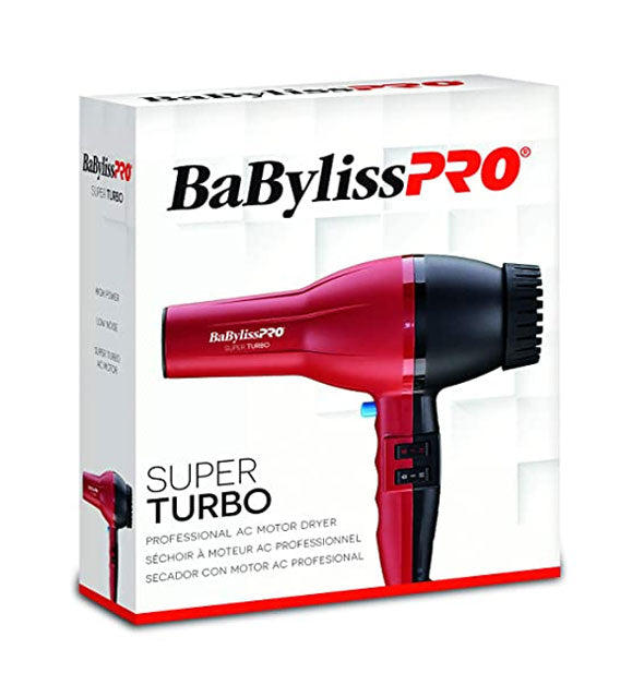 BaBylissPRO Super Turbo Professional AC Motor Dryer box