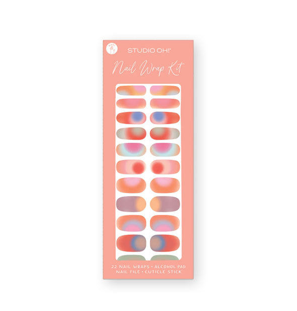Nail Wrap Kit by Studio Oh! features colorful ombre designs