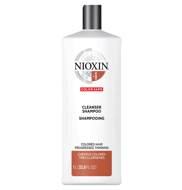 cleanser shampoo colored and progressed thinning hair 1 liter
