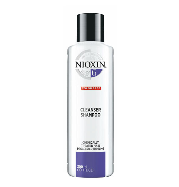 10 ounce bottle of Nioxin 6 Color Safe Cleanser Shampoo