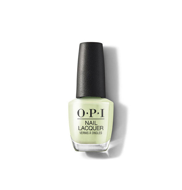 Bottle of light green OPI Nail Lacquer