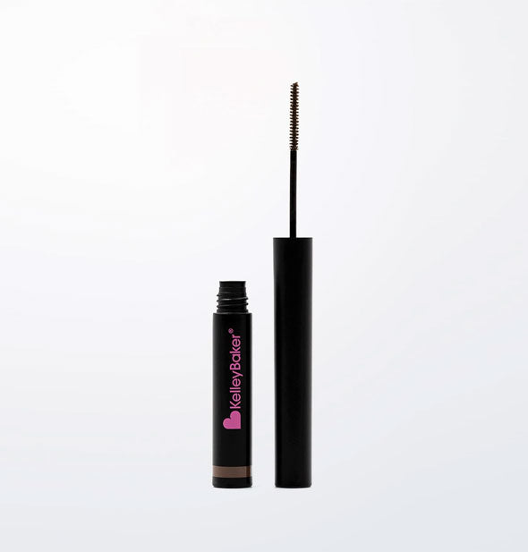 Tube of Kelley Baker brow gel with micro-sized applicator