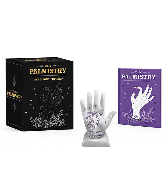 Contents of the Tiny Palmistry kit
