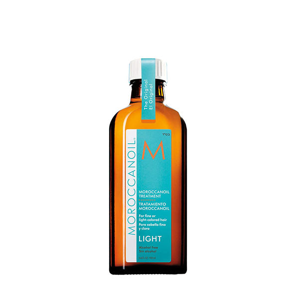 3.4 ounce bottle of Moroccanoil Light Treatment Oil