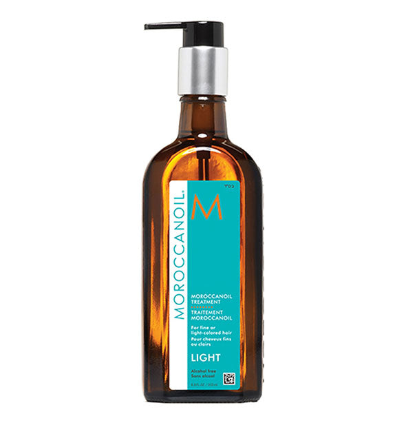 6.8 ounce bottle of Moroccanoil Light Treatment Oil