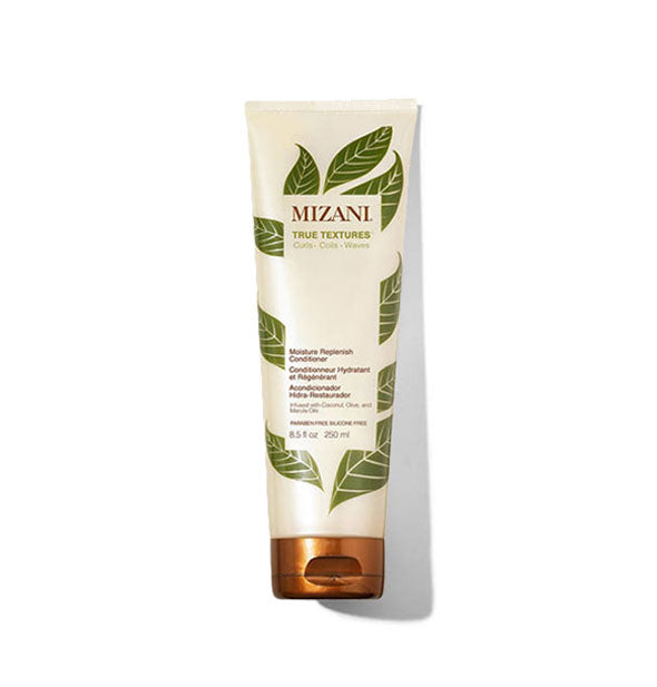 8.5 ounce bottle of Mizani True Textures Moisture Replenish Conditioner