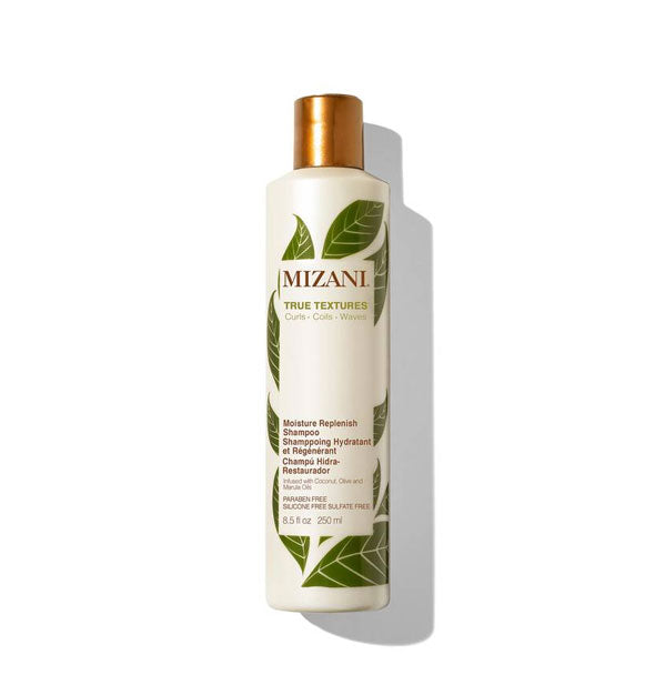 8.5 ounce bottle of Mizani True Textures Moisture Replenish Shampoo