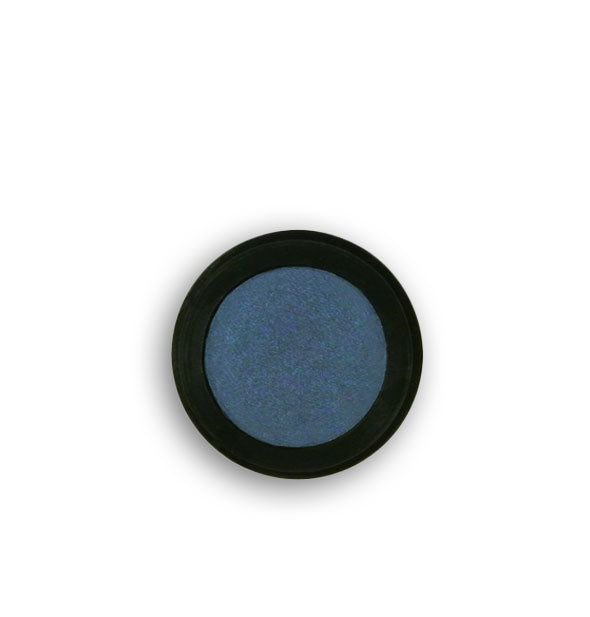Pot of dark gray-blue Pops Cosmetics eyeshadow