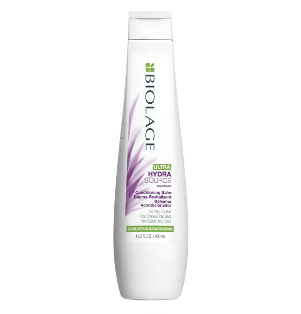 13.5 ounce bottle of Biolage Ultra HydraSource Conditioning Balm