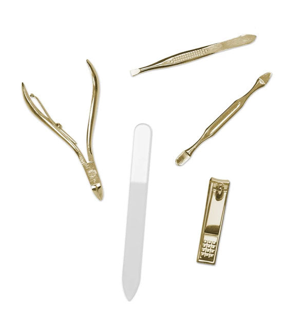Contents of the Upper Hand manicure kit