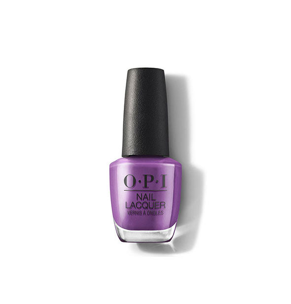 Bottle of purple OPI Nail Lacquer