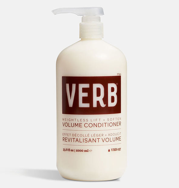 Liter bottle of Verb Volume Conditioner with pump nozzle