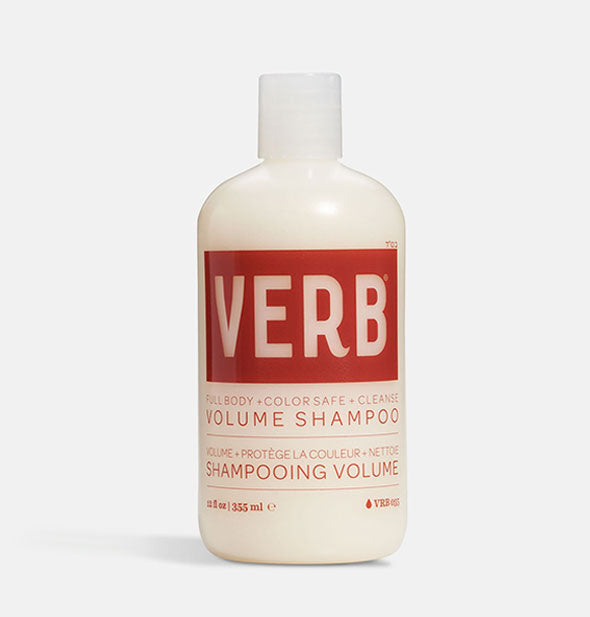 12 ounce bottle of Verb Volume Shampoo
