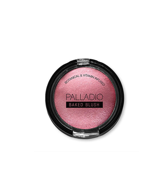 Palladio Baked Blush compact in a purplish-pink shade