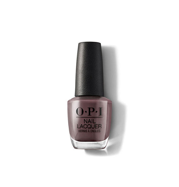 Bottle of brown OPI Nail Lacquer