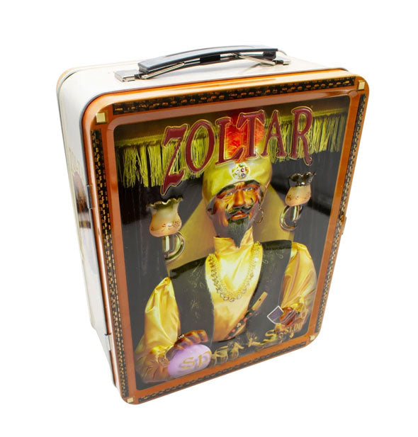 Zoltar Speaks lunchbox with full-color artwork and top handle
